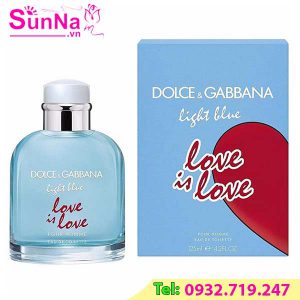 Nước hoa Dolce Gabbana Light Blue Love Is Love Pour Homme