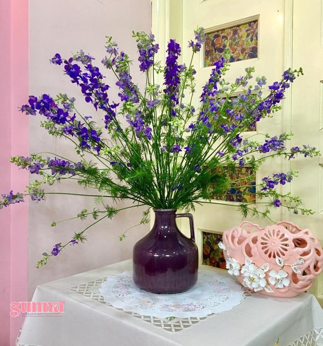 hoa để bàn uống nước ngày tết Trang trí bàn uống nước ngày Tết | tongkhoson.vn